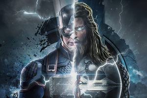 Captain America Thor 4k