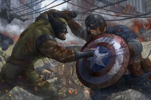 Captain America Vs Wolverine
