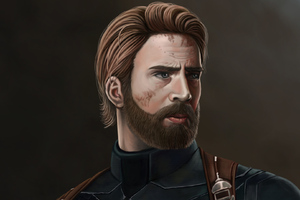 Captain America With Beard