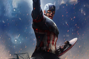 Captain America Worthy 4k