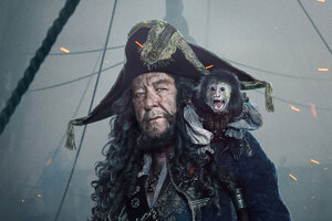 Captain Hector Barbossa In Pirates Of The Caribbean Dead Men Tell No Tales Movie