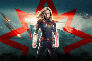 Captain Marvel 10k Wallpaper