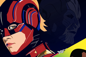 Captain Marvel 4k Poster