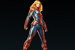 Captain Marvel Carol Danvers 4k