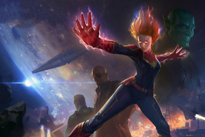 Captain Marvel Movie Concept Art