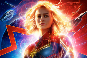 Captain Marvel Movie Poster 2019 Wallpaper