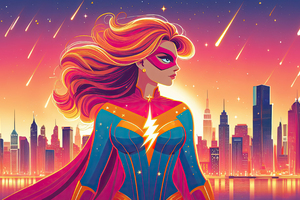 Captain Marvel Radiant Avenger Wallpaper