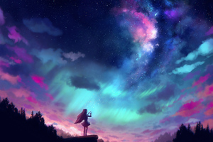 Catching The Stars (1336x768) Resolution Wallpaper
