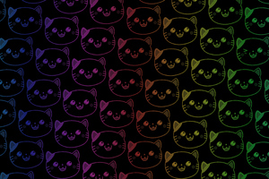 Cats Abstract 5k (1360x768) Resolution Wallpaper
