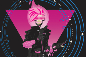 Cetiner Cyberpunk Pacman Pinky