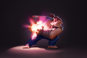 Chibi Akuma Street Fighter 4k (1400x900) Resolution Wallpaper