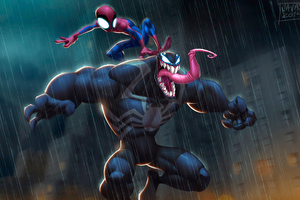 Chibi Venom Spiderman
