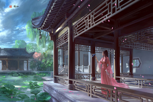 Chinese Dress Girl 4k (320x240) Resolution Wallpaper