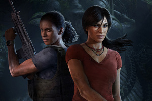 Chloe and Nadine Uncharted The Lost Legacy (320x240) Resolution Wallpaper