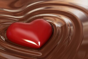 Chocolate In Heart Shape