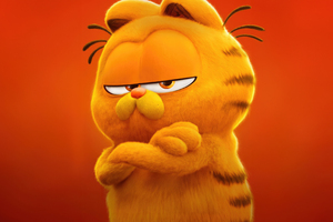 Chris Pratt As Garfield In The Garfield Movie (1360x768) Resolution Wallpaper