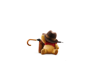 Christopher Robin 2018 Movie Winnie The Pooh Poster 4K