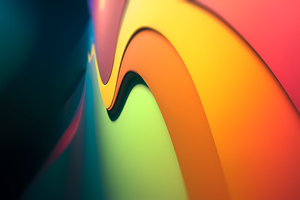 Chromatic Abstraction Symphony Wallpaper