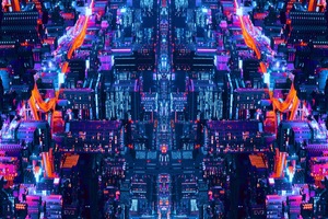City Lights At Night (2560x1440) Resolution Wallpaper