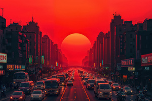 City Needs To Rest (2560x1080) Resolution Wallpaper