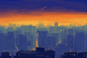 Cityscape Illustration 4k Wallpaper
