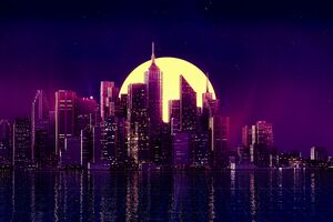 Cityscape Night 4k (1400x900) Resolution Wallpaper