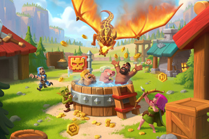 Clash Of Clans 2024 (2560x1600) Resolution Wallpaper