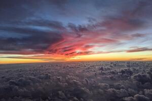 Cloud View From Flight 4k (320x240) Resolution Wallpaper