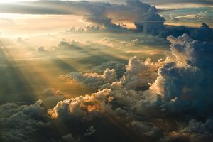 Clouds Aerial View (1400x900) Resolution Wallpaper