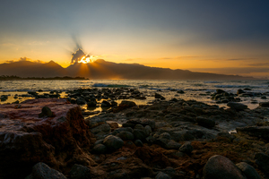 Coast Landscape Sunset 4k
