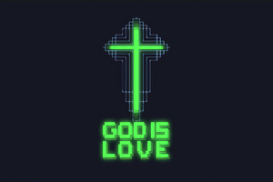 Code Is Love Ascii 4k Wallpaper