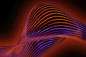 Colorful 3d Lines Abstract 5k (1024x768) Resolution Wallpaper