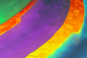 Colorful Artistic Road (2560x1024) Resolution Wallpaper