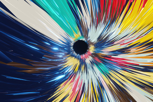 Colorful Digital Abstract Art 4k Wallpaper