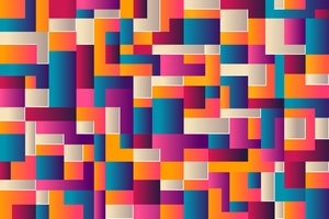 Colorful Shapes Abstract