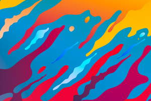 Colors Splash Abstract 8k Wallpaper