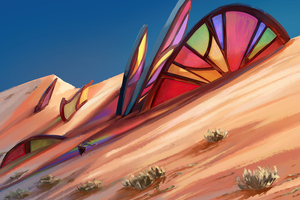 Complication In Desert (2560x1024) Resolution Wallpaper