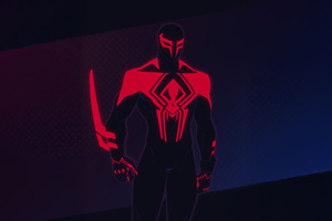 Contrast And Cool Spiderman 2099 (1336x768) Resolution Wallpaper