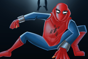 Cool Spiderman Art (2048x1152) Resolution Wallpaper