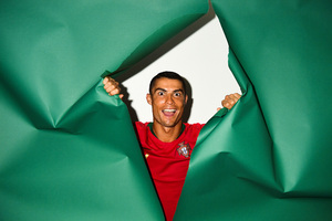 Cristiano Ronaldo Portugal Portrait 2018 Wallpaper