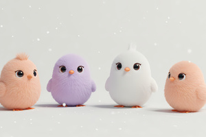 Cute Birds (1280x800) Resolution Wallpaper