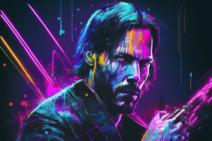 Cyberpunk 2077 Keanu Reeves Neon 4k Wallpaper