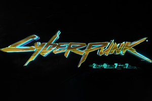 Cyberpunk 2077 Logo (2560x1440) Resolution Wallpaper