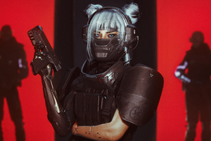 Cyberpunk 2077 Love Guns Wallpaper