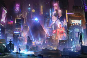 Cyberpunk City 4k