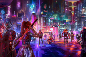 Cyberpunk City Of Shadow 4k