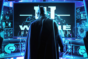 Cyberpunk City Scifi Batman