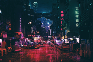 Cyberpunk Futuristic City Science Fiction Concept Art 4k Wallpaper