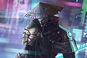Cyberpunk Samurai 4k