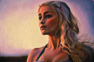Daenerys Emilia Clarke 5k Artwork